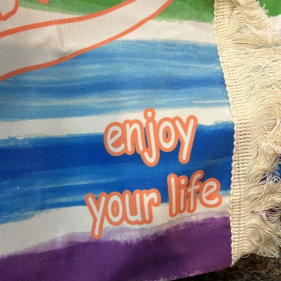 Large summer beach tote - Picture 3 of 5